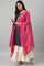 Pink Mukaish Georgette Dupatta