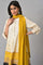 Ecru Printed Shirt kurta With Yellow Straight Pants