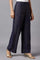 Blue Straight Palazzo