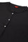 Jet Black Half Placket Shirt kurta