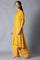 Yellow Embroidered kurta And Parallel Pants Set