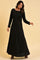 Black Full Length Embellished Dress