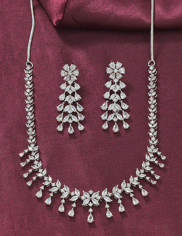 Designer Zirconia Elegance Necklace Set
