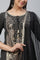 Black Hevy Festive Kurta, Salwar and Dupatta Set