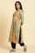 Multi-Coloured Printed Straight Kurta With Lace