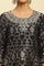 Black Jacquard Embroidered Ethnic Dress