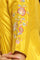 Marigold Yellow Embroidered Kurta