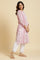 Pink Abstract Print Kurta