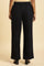 Navy Blue Pin Tuck Trouser Pants