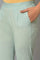 Blue Straight Fit Plus Size Trouser Pants