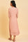 Dusty Pink Mock Layered Dress