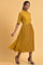 Mustard Yellow Pleated Dress