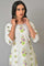 Ecru Floral Printed Cotton kurta