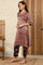 Black Floral Printed Japenese Satin Embroidered A-Line Kurta And Pants Set With Dupatta