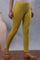 Celery Yellow Solid Tights