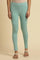 Light Blue Pink Knitted Tights