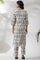 Off-White Floral Embroidered Kurta And Pants Co-Ord Set