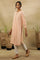 Pink Chikankari Cotton Kurta