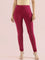 Dark Fuchsia Cotton Stretch Churidar