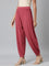 Women Solid Rusty Pink Harem Pants