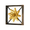 Floral Plaque Frame Wall Decor (Gold)
