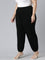 Women Solid Black Harem Pants