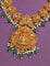 Designer Lakshmi Devi Kempu Necklace Set