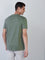 WES Casuals Olive Slim-Fit T-Shirt