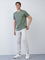 WES Casuals Olive Slim-Fit T-Shirt