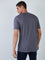 WES Casuals Grey Eco-Save Cotton Slim-Fit T-Shirt