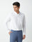 WES Formals White Slim-Fit Shirt