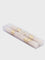 Westside Home Ivory Gold Foiling Taper Candle- Pack of 2