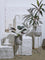 Westside Home Off White Cross Planter with Stand-Small