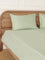 Westside Home Frosty Green Double Bed Flat Sheet and Pillowcase Set