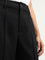 Wardrobe Black Solid Trousers