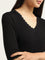 Wardrobe Black Ribbed Top