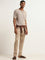 ETA Beige Knitted Slim Fit T-Shirt