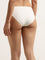 Wunderlove Off-White Lace Invisible Hi-Leg Brief