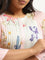 Diza Pink Floral Pintuck Cotton Kurta