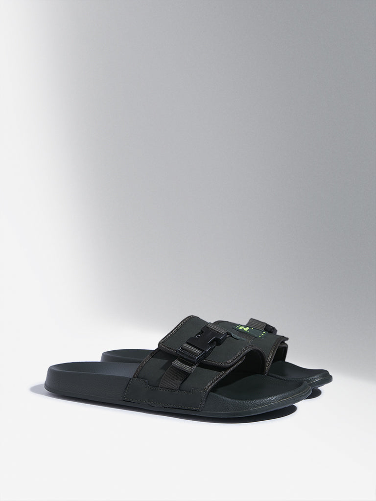 SOLEPLAY Olive Buckled Slides