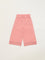 Utsa Kids Peach Crochet Trim Cotton Blend Palazzos (2 - 8yrs)