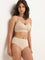 Wunderlove Beige Seam Free Ribbed Bra