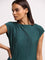 Wardrobe Green Pleated Top