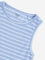 Y&F Kids Blue Ribbed Design Tank Top