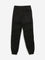 Y&F Kids Black Cargo-Style Mid-Rise Joggers