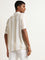 Nuon Off-White Relaxed-Fit Striped Shirt