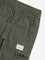 HOP Kids Olive Mid-Rise Cotton Blend Cargo Joggers