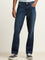 Nuon Blue Straight Fit Mid-Rise Jeans