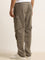 Nuon Olive Mid-Rise Relaxed-Fit Cotton Blend Chinos