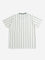 Y&F Kids Off-White Striped T-Shirt